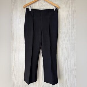 Rachel Zoe Black Tailored Straight Leg Stretch Waist Pants – Size US 8